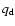 $q_{\rm d}$