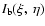 $I_{\rm b}(\xi,~\eta)$