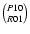 $P10 \choose R01$