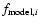 $f_{{\rm model},i}$