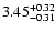 $\rm 3.45_{-0.31}^{+0.32}$