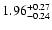 $\rm 1.96_{-0.24}^{+0.27}$