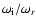 $\omega_{\rm i}/\omega_r$