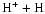$\rm H^++H$