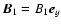 $\vec B_1=B_1 \vec
e_y$