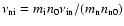 $\nu_{\rm ni}=m_{\rm i} n_0
\nu_{\rm in}/(m_{\rm n} n_{\rm n0})$