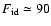 $F_{\rm id} \simeq 90$