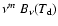 $\nu^m~ B_\nu(T_{\rm d})$
