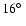 $16\hbox{$^\circ$ }$