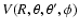 $V(R,\theta,\theta', \phi)$
