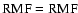 ${\rm RMF}={\rm RMF}$