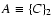 $A\equiv{\left\{C\right\}}_{\rm 2}$
