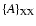 ${\left\{A\right\}}_{\rm XX}$