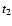 $t_{\rm 2}$