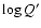 $\log Q'$