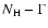 $N_{\rm H}-\Gamma$