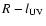 $R- l_{{\rm UV}}$