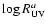 $\log R_{\rm UV}^a$