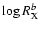 $\log R_{\rm X}^b$