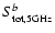 $S_{\rm tot,5GHz}^b$