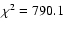 $\chi^2=790.1$