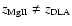 $z_{\rm MgII} \neq z_{\rm DLA}$