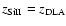 $z_{\rm SiII} = z_{\rm DLA}$
