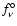 $f^\circ_\nu$