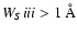 $W_Si {\sc ii} > 1~\AA$