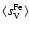 $\langle s_{\rm V}^{\rm Fe}\rangle$