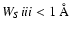 $W_Si {\sc ii} < 1~\AA$