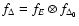 $f_\Delta = f_E \otimes f_{\Delta_0}$