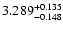 $\rm 3.289_{-0.148}^{+0.135}$