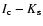 $I_{\rm c}-K_{\rm s}$