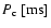 $P_{\rm c}~[\rm ms]$