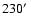 $230\hbox {$^\prime $ }$