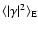 $\langle \vert\gamma\vert^2 \rangle_{\rm E}$
