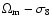 $\Omega_{\rm m}-\sigma_8$