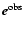 $\vec{e}^{\rm obs}$