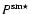$P^{\rm
sm\star}$