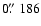 $0\hbox{$.\!\!^{\prime\prime}$ }186$
