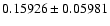 $0.15926\pm0.05981$