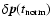 $\delta\vec{p}(t_{\rm norm})$