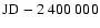 ${\rm JD}-2~400~000$
