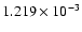$1.219\times 10^{-3}$