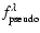 $f_{\rm pseudo}^{\lambda}$