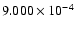 $9.000\times 10^{-4}$