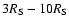 $ 3R_{\rm S}-10R_{\rm S}$