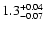 $\rm 1.3_{-0.07}^{+0.04}$