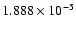 $ 1.888\times 10^{ -5}$